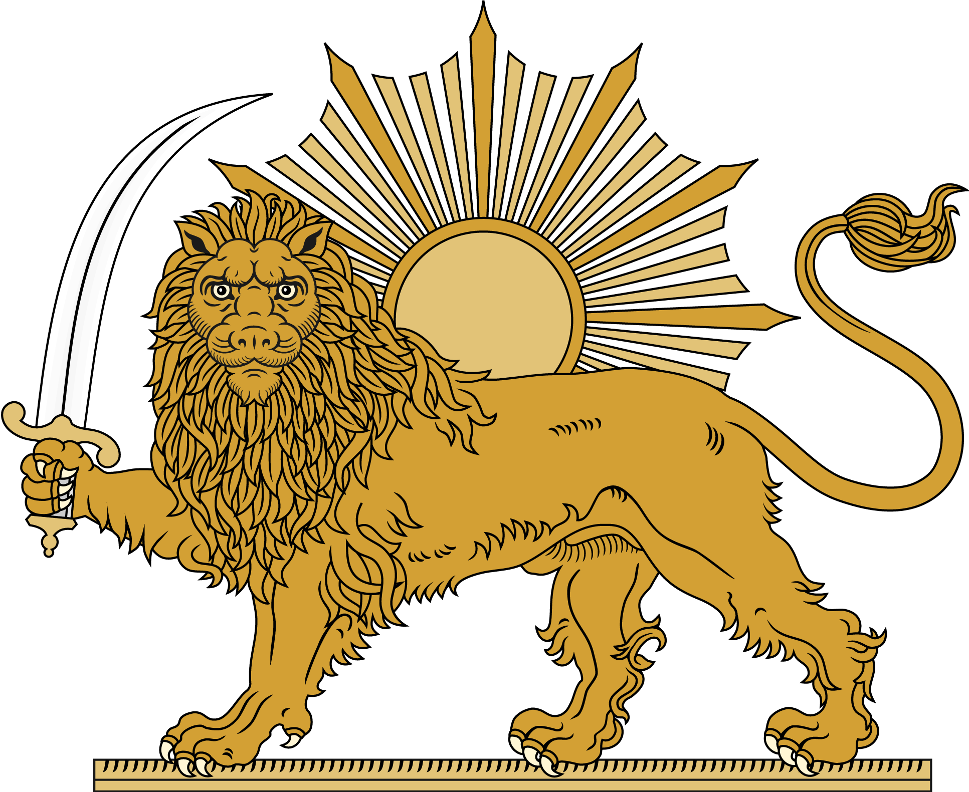 Lion and Sun